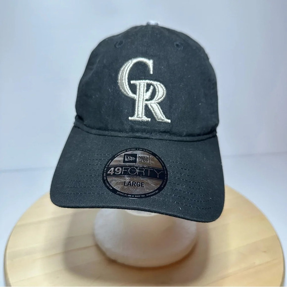 Colorado Rockies MLB Baseball NewEra 49Forty Size Large Fitted Hat Cap Black - Picture 1 of 8